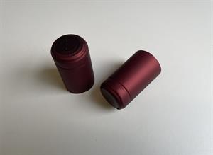 Krympehætter - bordeaux-farvet. 54 mm høj. 71 stk.